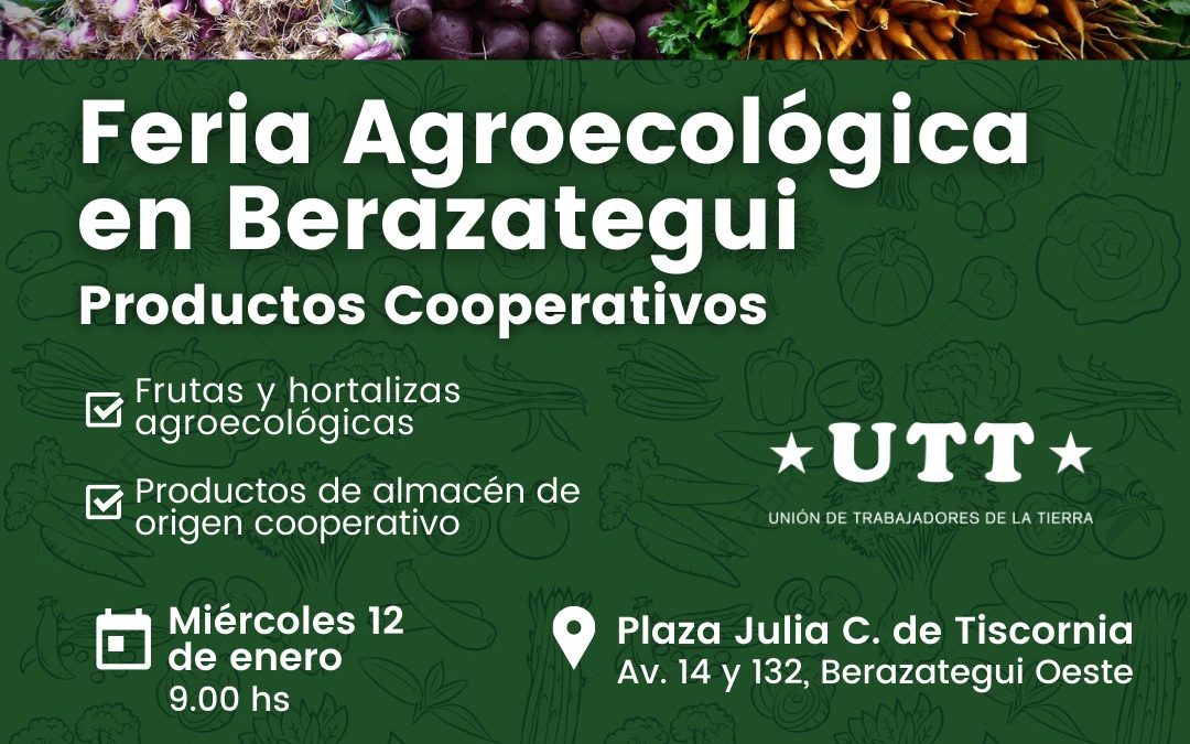 BERAZATEGUI: SE VIENE UNA NUEVA EDICIÓN DE LA FERIA AGROECOLÓGICA