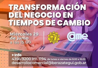 TRANSFORMACIÓN DEL NEGOCIO EN TIEMPOS DE CAMBIO