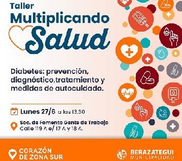 TALLER SOBRE DIABETES EN LA SOCIEDAD DE FOMENTO GENTE DE TRABAJO