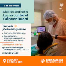 BERAZATEGUI CONCIENTIZA EN EL DÍA DE LA LUCHA CONTRA EL CÁNCER BUCAL