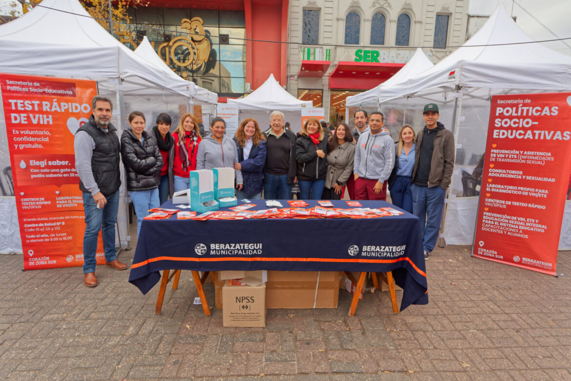 GRAN JORNADA EN EL DÍA NACIONAL DEL TESTEO RÁPIDO DE VIH