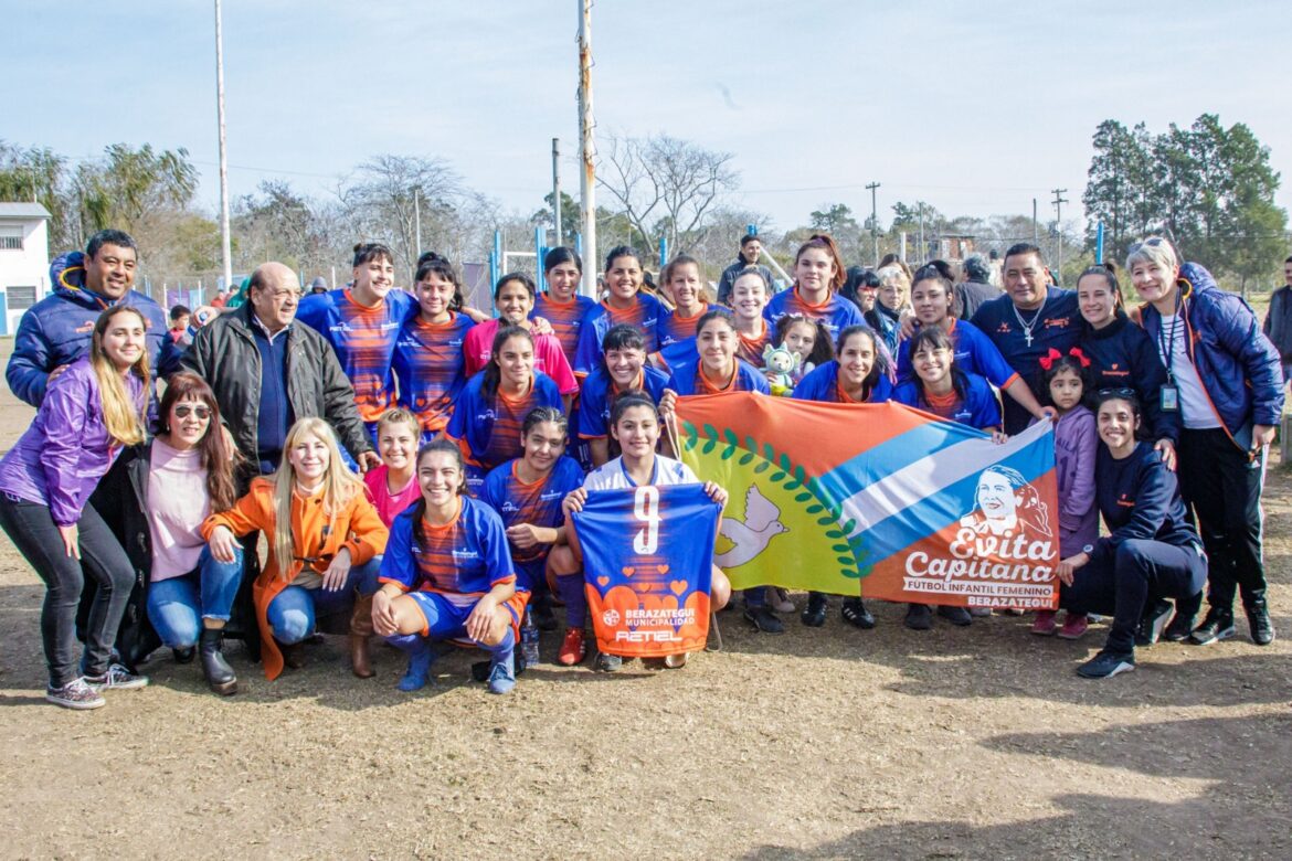 EL SELECCIONADO FEMENINO DE FÚTBOL DE BERAZATEGUI DEBUTÓ EN LA COPA IGUALDAD CON UNA GOLEADA