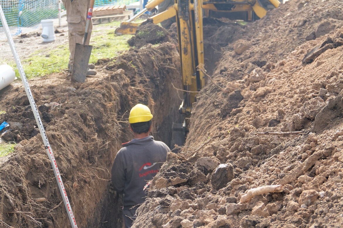 AVANZAN LAS OBRAS DE EXTENSIÓN CLOACAL DE LA RED DE SOURIGUES