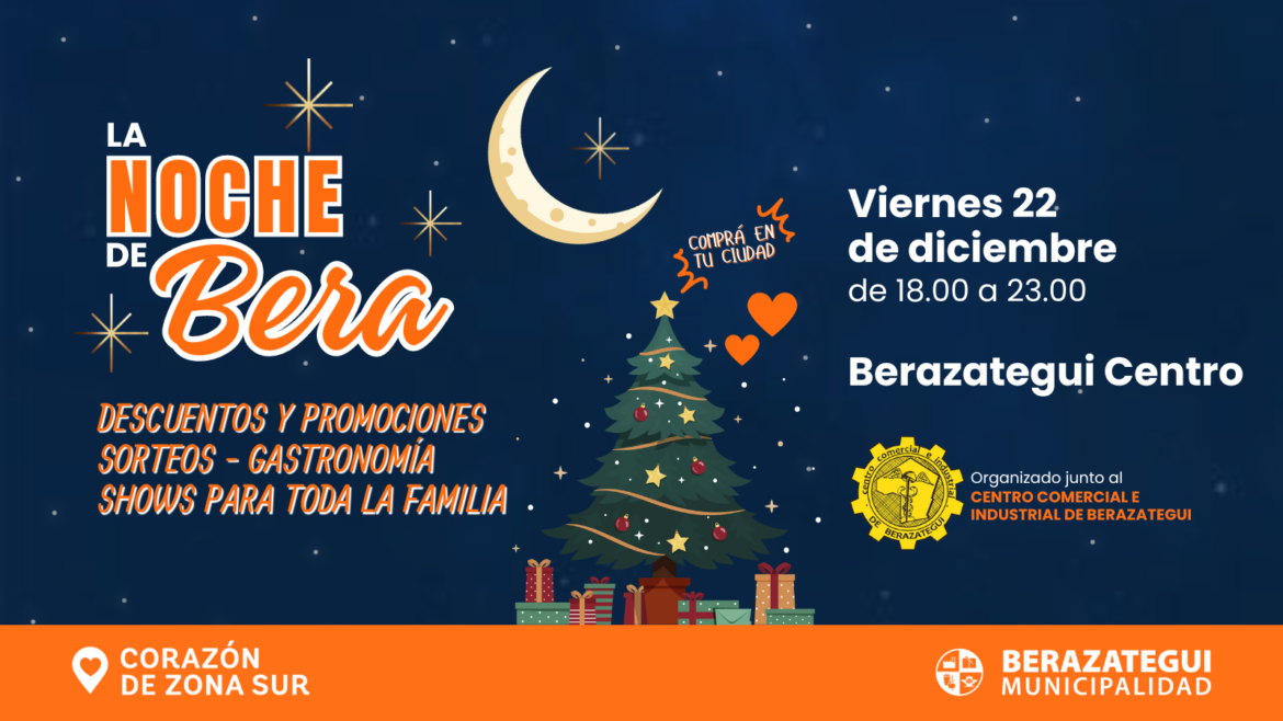 LAS COMPRAS NAVIDEÑAS SE HACEN EN BERAZATEGUI