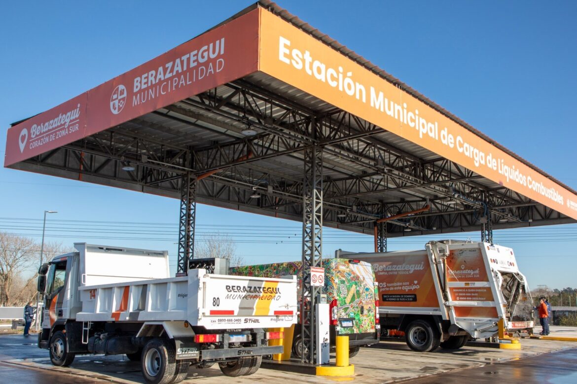 EN BERAZATEGUI FUNCIONA LA 1ª ESTACIÓN MUNICIPAL DE CARGA DE LÍQUIDOS COMBUSTIBLES DEL PAÍS