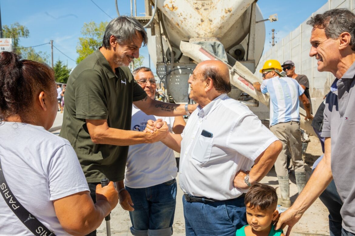 MUSSI Y KATOPODIS RECORRIERON OBRAS EN EL BARRIO GRAL. BELGRANO