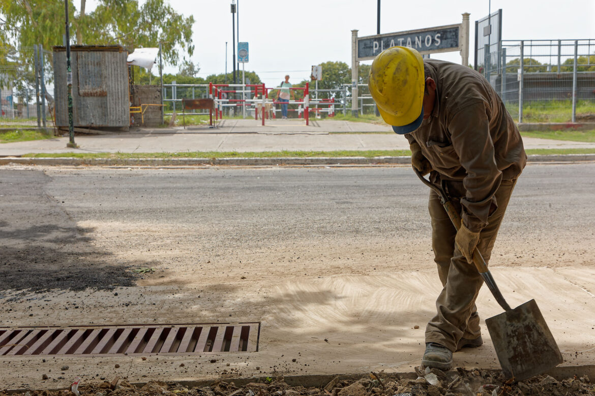 FINALIZÓ UNA OBRA VIAL E HIDRÁULICA EN LA ESTACIÓN DE PLÁTANOS