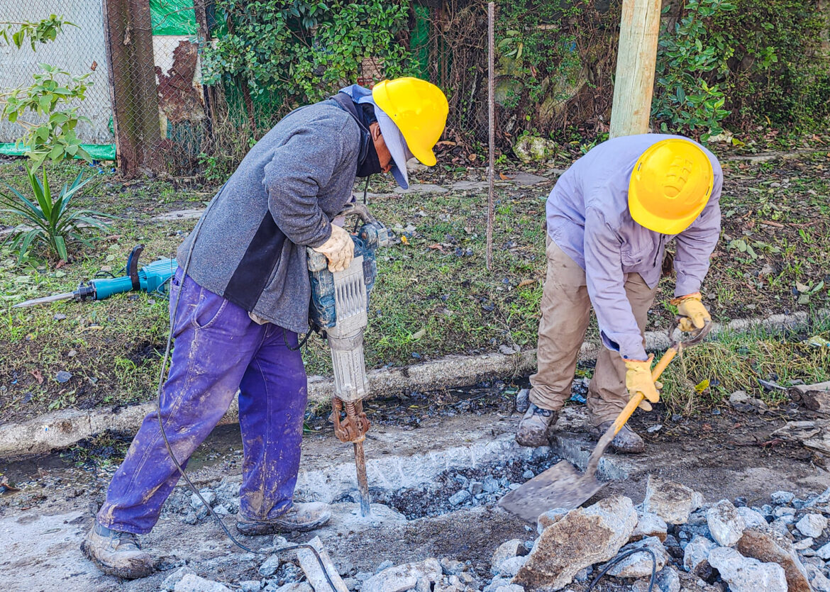 AVANZA LA EXTENSIÓN CLOACAL EN LOS BARRIOS SARMIENTO Y SAN MARCOS