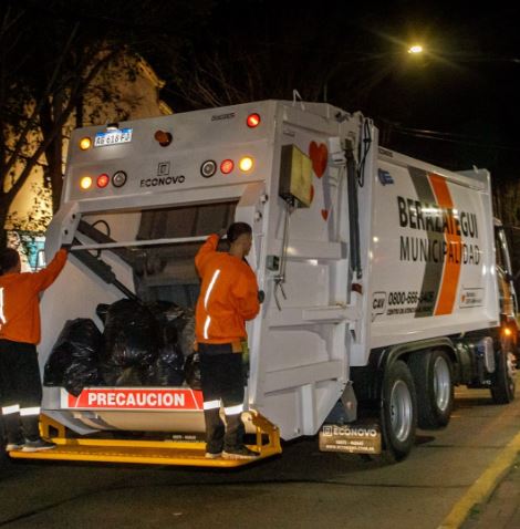 BERAZATEGUI: RECUERDAN SACAR LA BASURA DE 19 A 21 HORAS