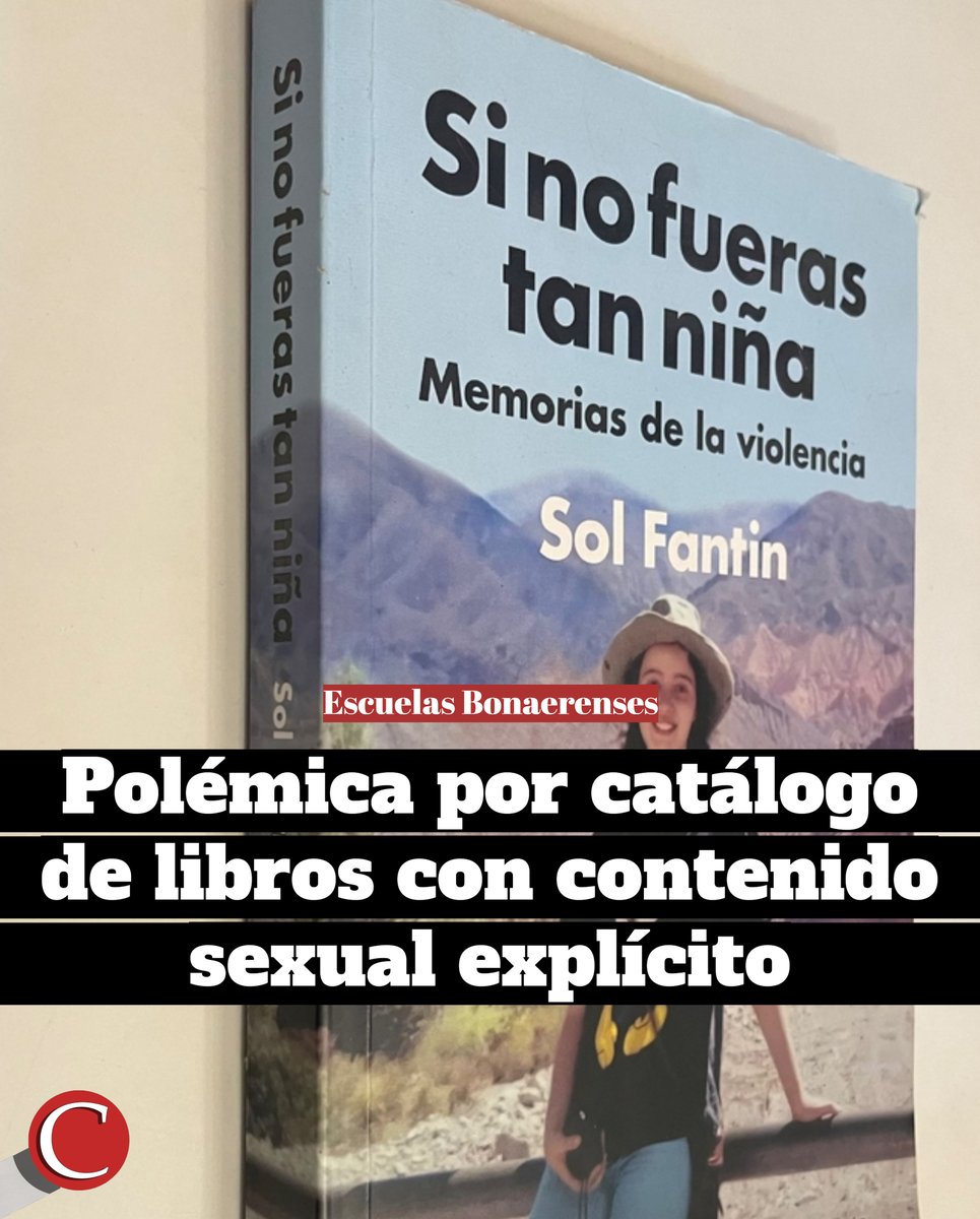 POLÉMICA POR EL CATÁLOGO DE LIBROS PARA LAS ESCUELAS BONAERENSES CON CONTENIDO SEXUAL EXPLÍCITO