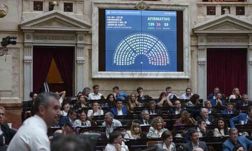 EL GOBIERNO ASEGURA QUE VETARÁ LA LEY DE LUDOPATÍA SI LOGRA SANCIÓN EN SENADO Y PREPARA UN PROYECTO PARALELO